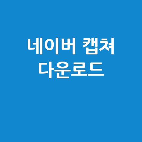 네이버 캡쳐 다운로드 설치 및 사용법