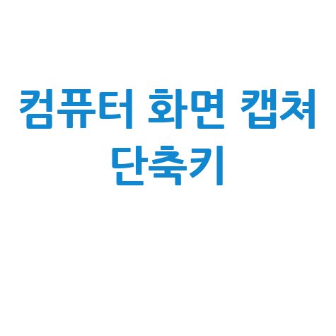 컴퓨터 화면 캡쳐 단축키 윈도우 맥 사용법